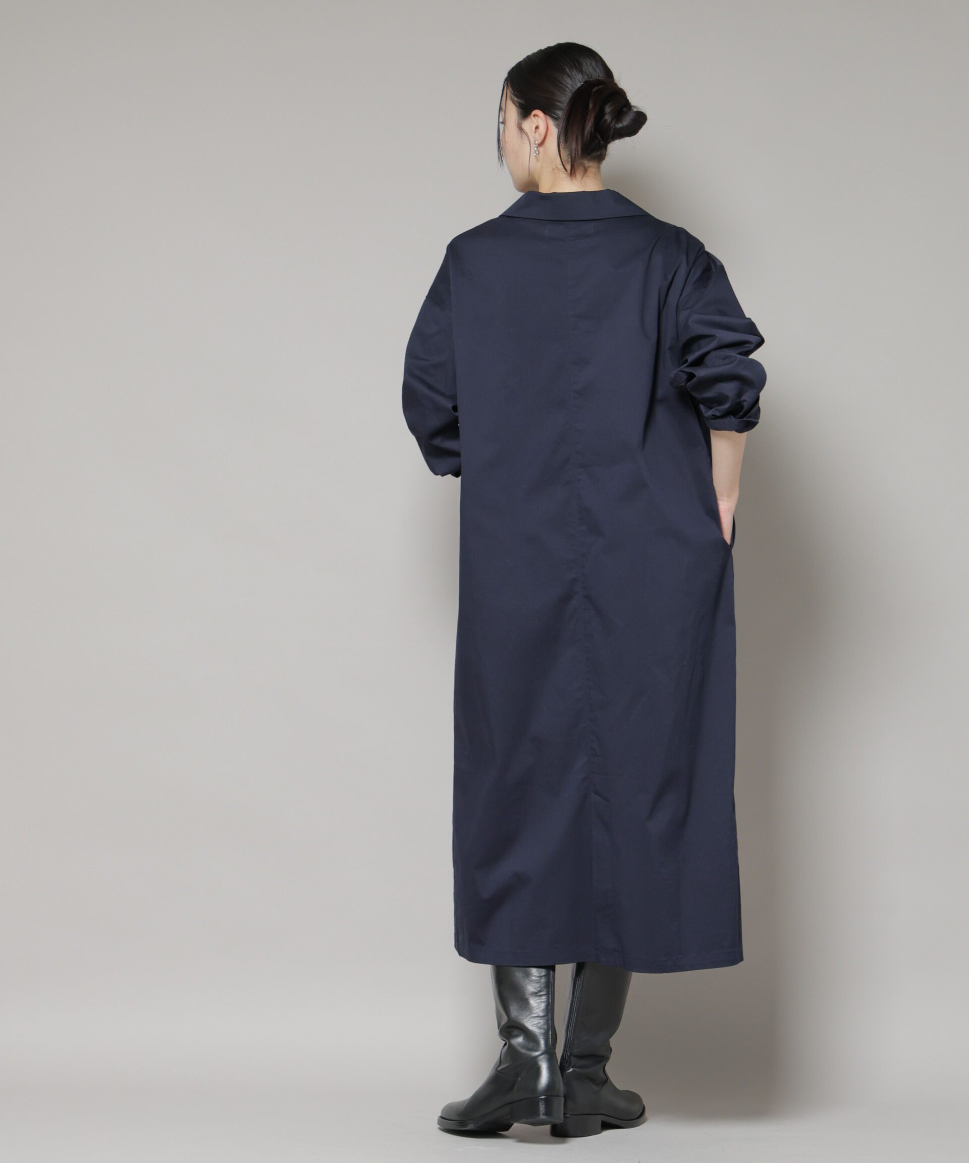 nano･universe「テーラードカラーロングワンピース」|ワンピース|