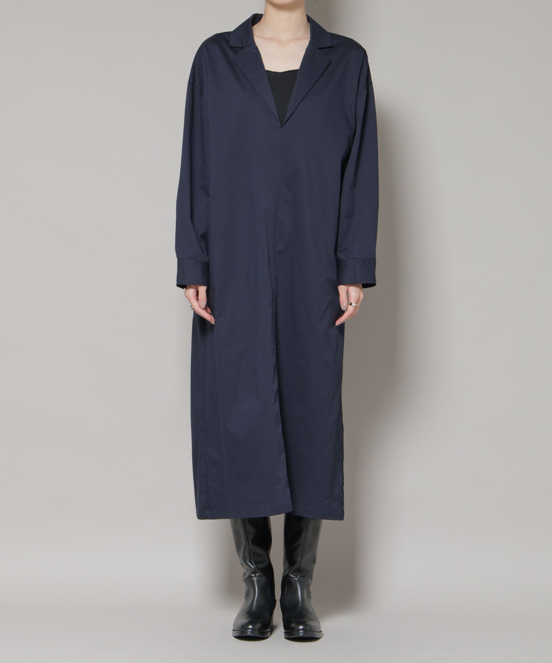 nano･universe「テーラードカラーロングワンピース」|ワンピース|