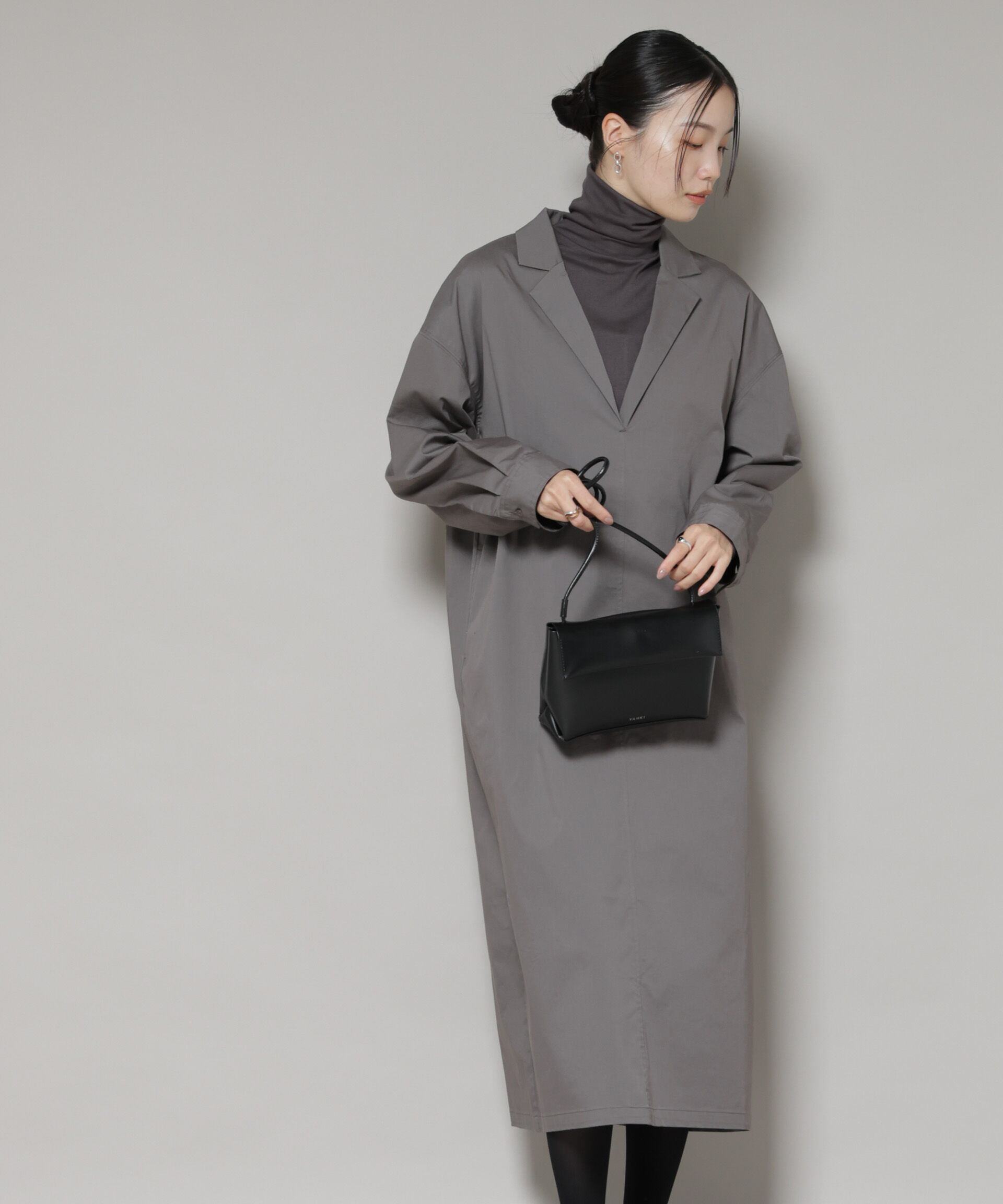 nano･universe「テーラードカラーロングワンピース」|ワンピース|