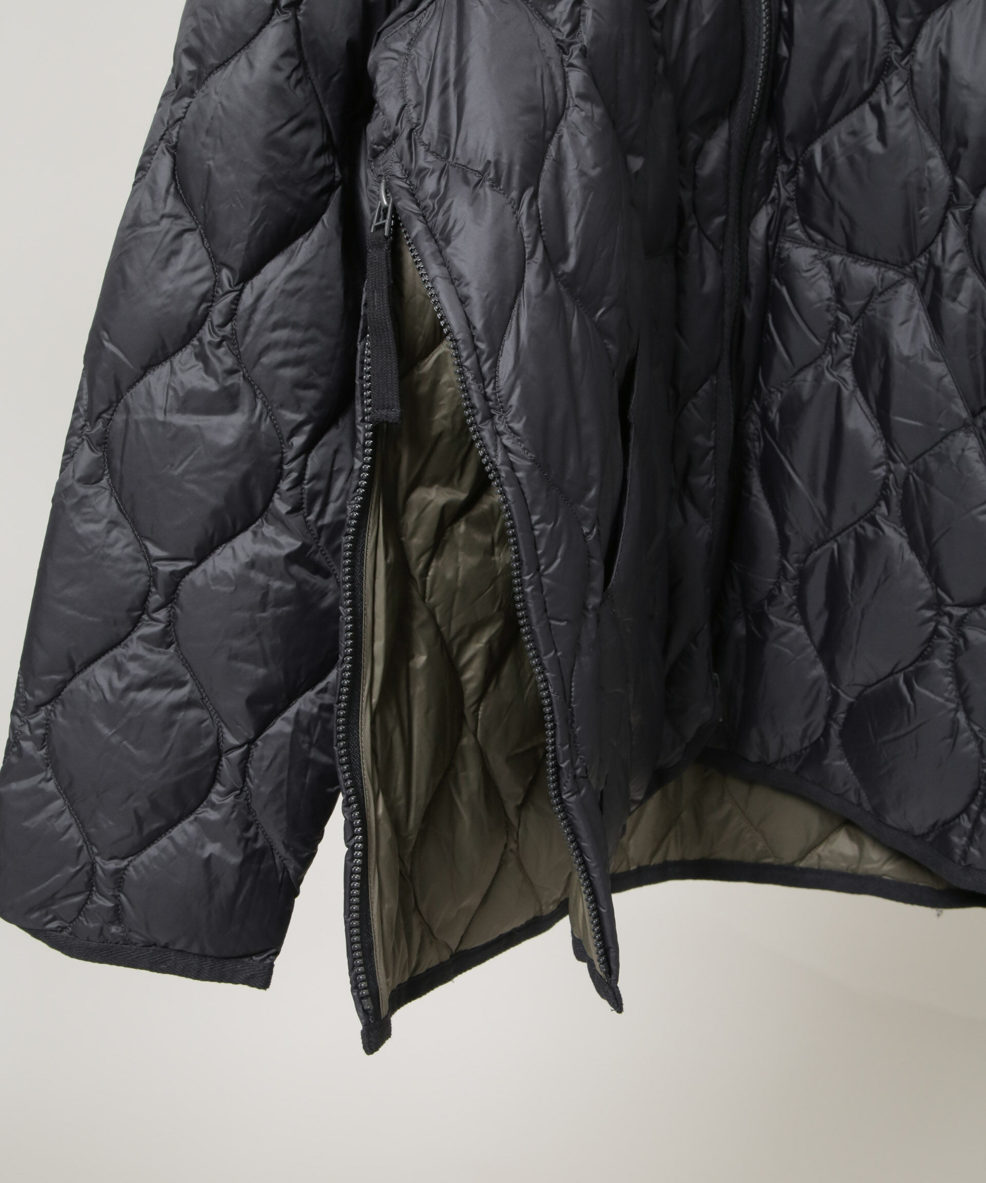 nano･universe「TAION/MILITARY HOOD W-ZIP DOWN JKT」|ダウン|