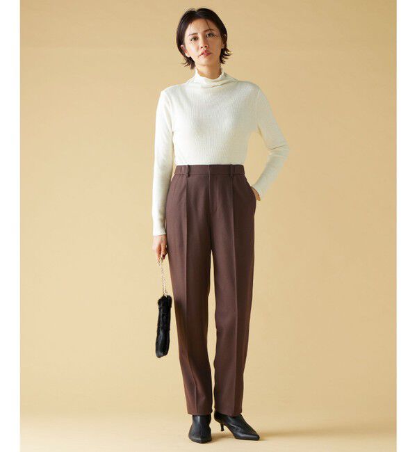 自由区「ウールサキソニーテーパード パンツ」|その他|