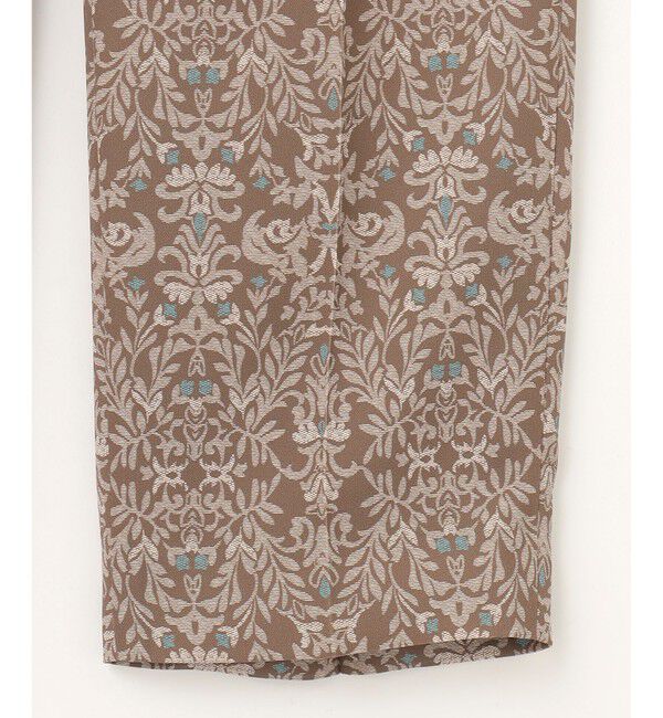 自由区「【洗える】ダマスクフローラルプリントテーパード パンツ」|その他|