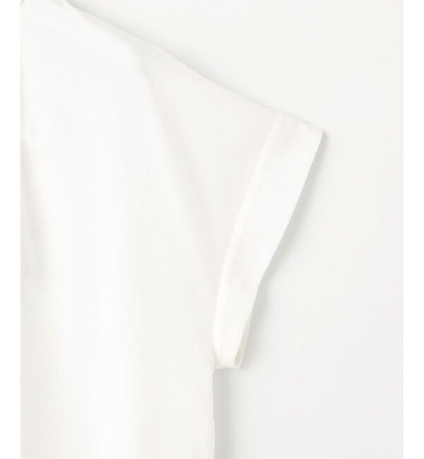 自由区「【洗える】ソフトリネンフリルディティール ブラウス」|シャツ・ブラウス|