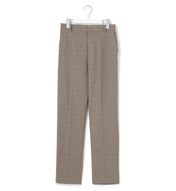 23区「【洗える】ドライ2WAYストレッチ チェック テーパードパンツ」|その他|