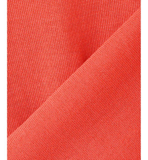 23区「【洗える】サステナブルウール モックネック 5分袖 ニット」|ニット・セーター|