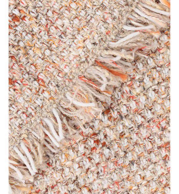 23区「【見上愛さん着用/新色追加/GLOW掲載】ツイード ニット ジャケット」|ノーカラージャケット|