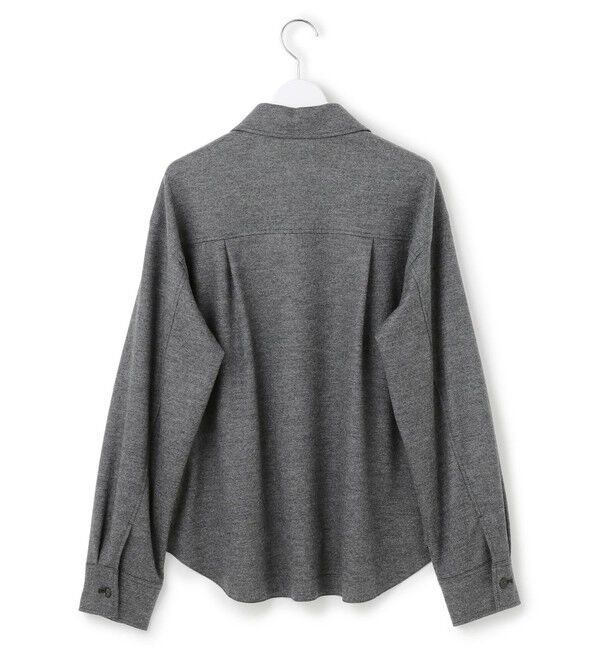 23区「【滝沢眞規子さん着用/VERY掲載/洗える】ウールミルドジャージー シャツ」|シャツ・ブラウス|