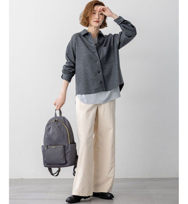 23区「【滝沢眞規子さん着用/VERY掲載/洗える】ウールミルドジャージー シャツ」|シャツ・ブラウス|