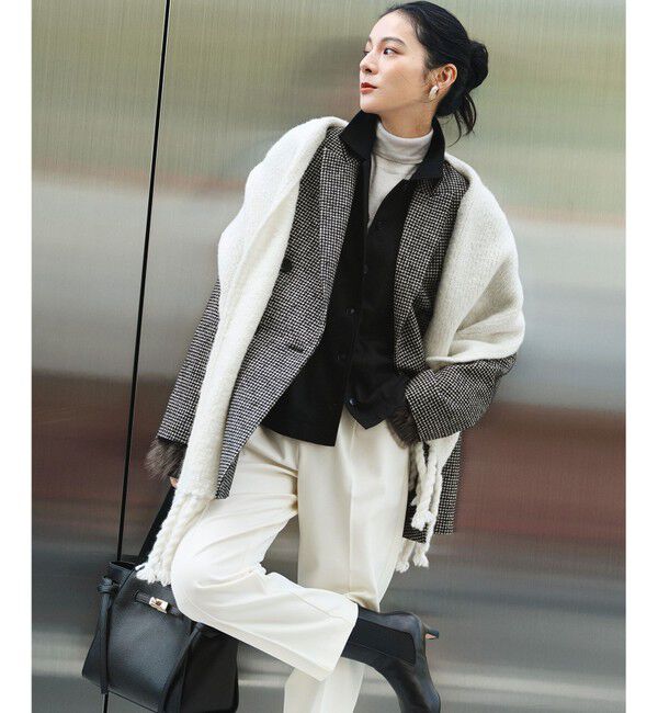 23区「【滝沢眞規子さん着用/VERY掲載/洗える】ウールミルドジャージー シャツ」|シャツ・ブラウス|