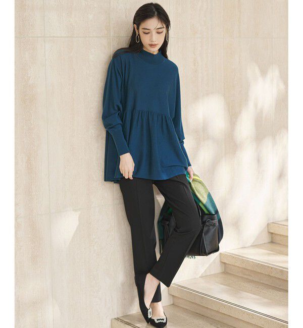 23区「【洗える】ウォームストレッチ テーパード パンツ」|その他|