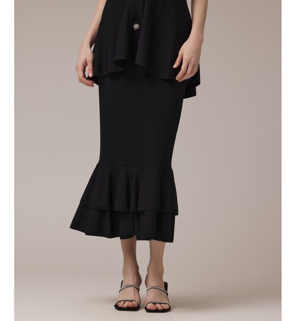 GRACE CONTINENTAL「ティアードニットスカート」|スカート|