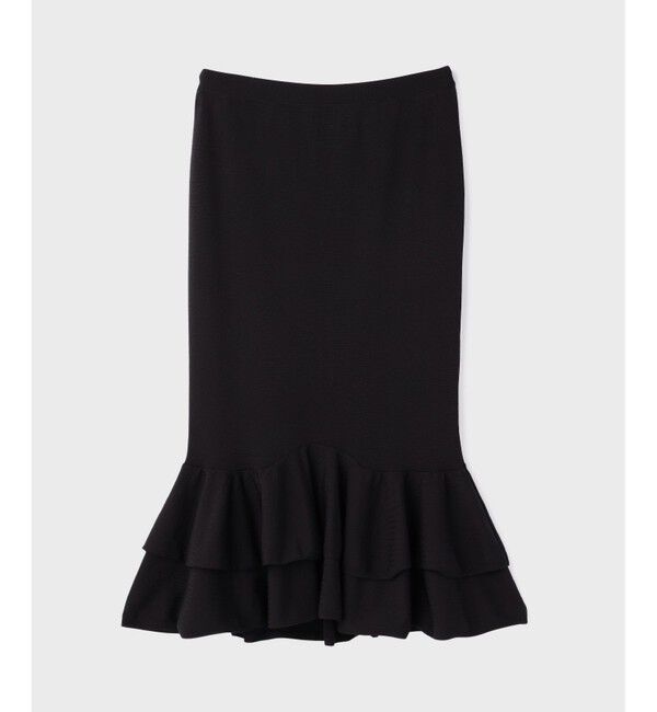 GRACE CONTINENTAL「ティアードニットスカート」|スカート|