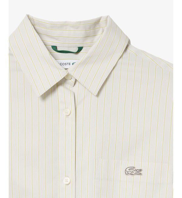 LACOSTE「マルチストライプシャツドレス / シャツワンピース」|ワンピース|