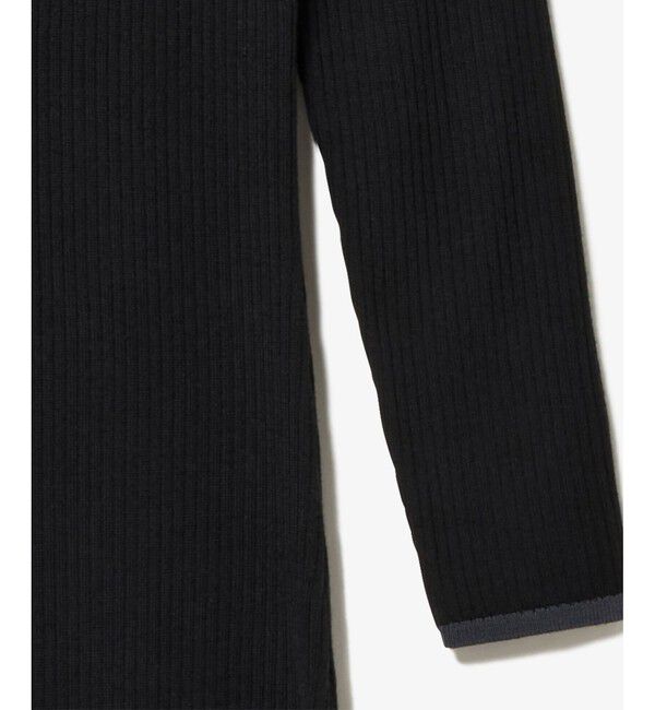 LACOSTE「ウォッシャブルウール リブニットドレス / リブニットワンピース」|ワンピース|