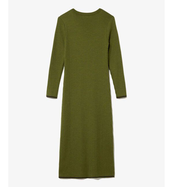 LACOSTE「ウォッシャブルウール リブニットドレス / リブニットワンピース」|ワンピース|