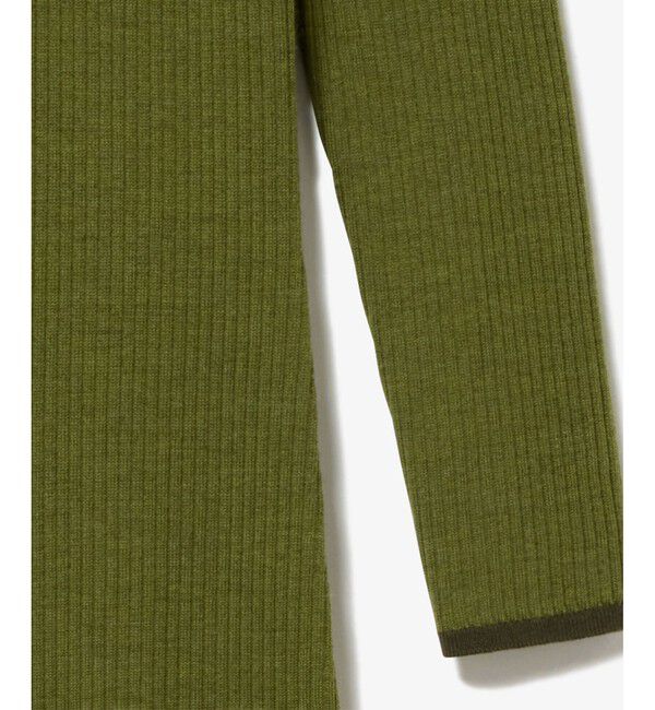 LACOSTE「ウォッシャブルウール リブニットドレス / リブニットワンピース」|ワンピース|