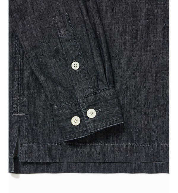 LACOSTE「コットンリネンデニムシャツジャケット」|シャツ・ブラウス|