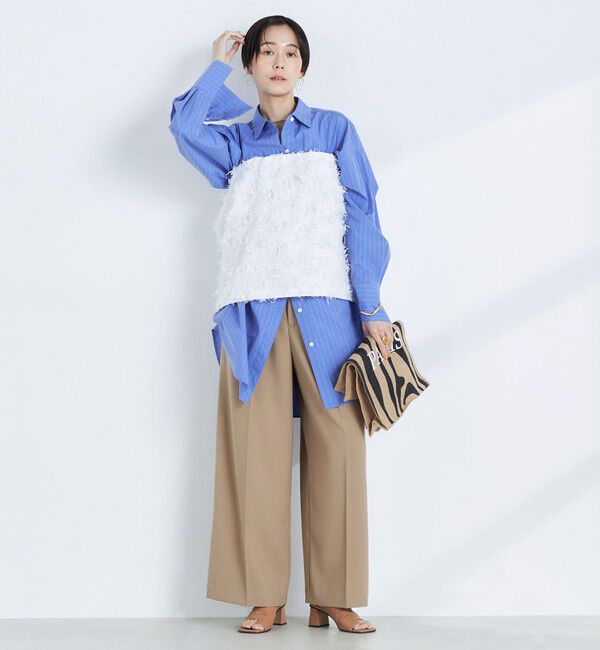 NOLLEY'S「【KIRYU】フェザーカットジャガードビスチェ兼ミニスカート」|スカート|