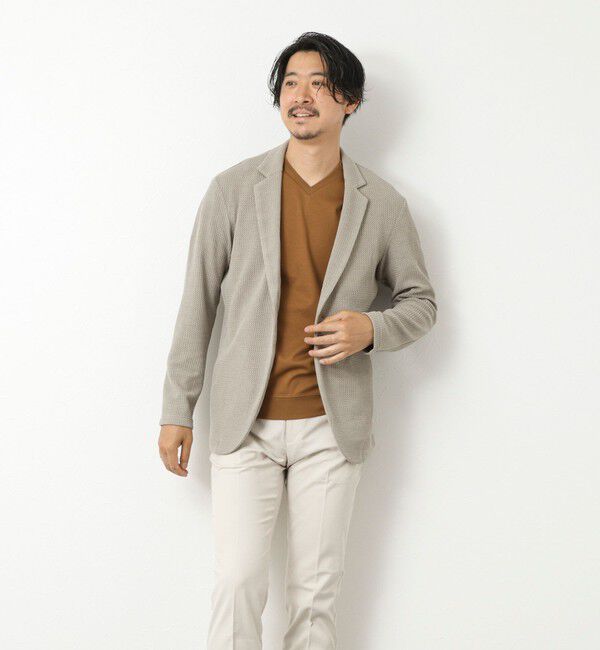 NOLLEY'S goodman「《ビジカジ対応》シルケットスムース Vネック ドレスTシャツ 25SS」|Tシャツ・カットソー|