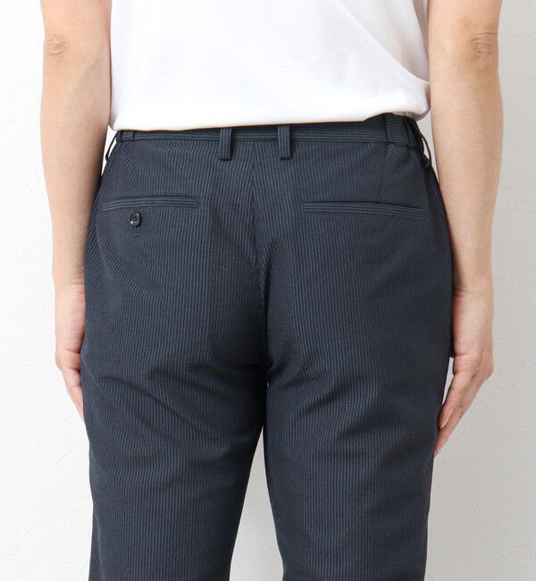 NOLLEY'S goodman「《ビジカジ/セットアップ対応》ドットサッカーストレッチパンツ 25SS」|チノ|