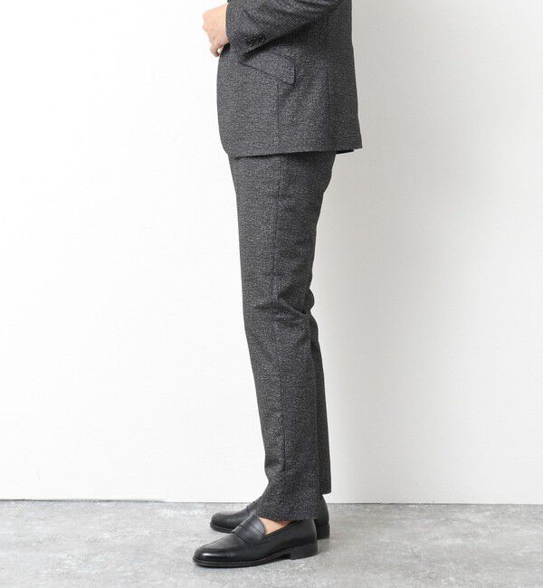 NOLLEY'S goodman「《ビジカジ/セットアップ対応》ドットサッカーストレッチパンツ 25SS」|チノ|