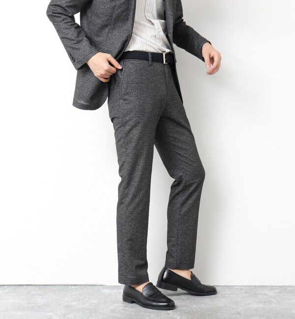 NOLLEY'S goodman「《ビジカジ/セットアップ対応》ドットサッカーストレッチパンツ 25SS」|チノ|