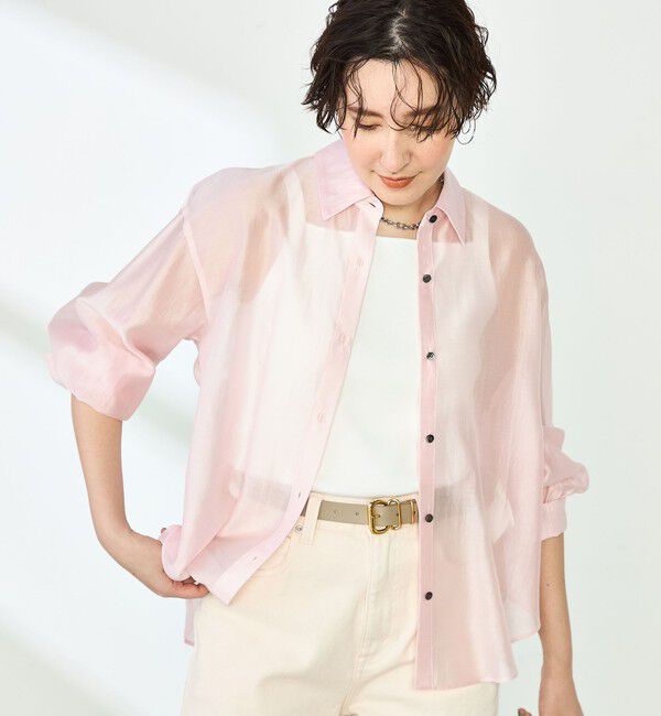 NOLLEY'S「シアーシャツ」|シャツ・ブラウス|