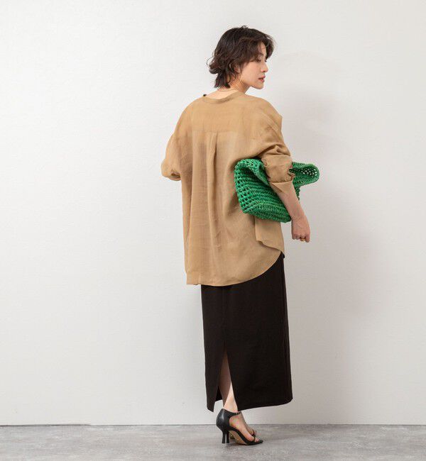 NOLLEY'S「【松葉☆別注アイテム】《セットアップ対応》エアリージョーゼットイージータイトスカート」|タイト|