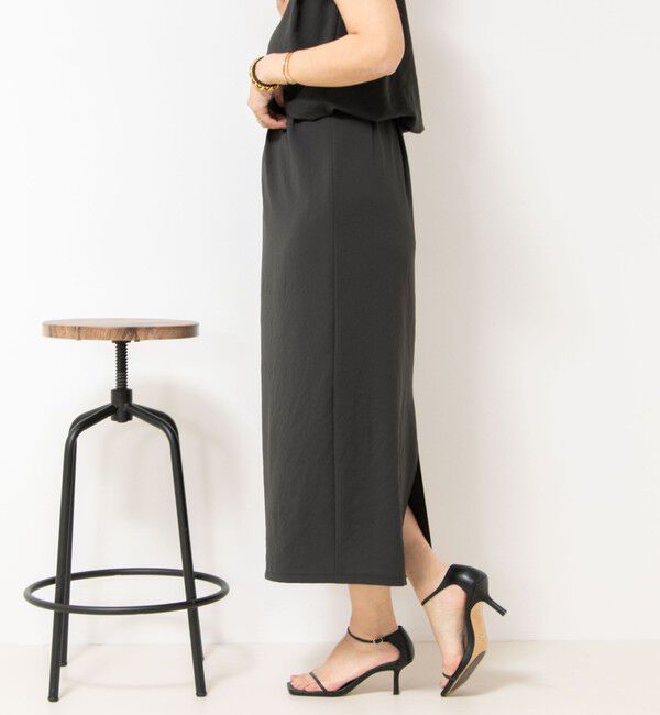 NOLLEY'S「【松葉☆別注アイテム】《セットアップ対応》エアリージョーゼットイージータイトスカート」|タイト|