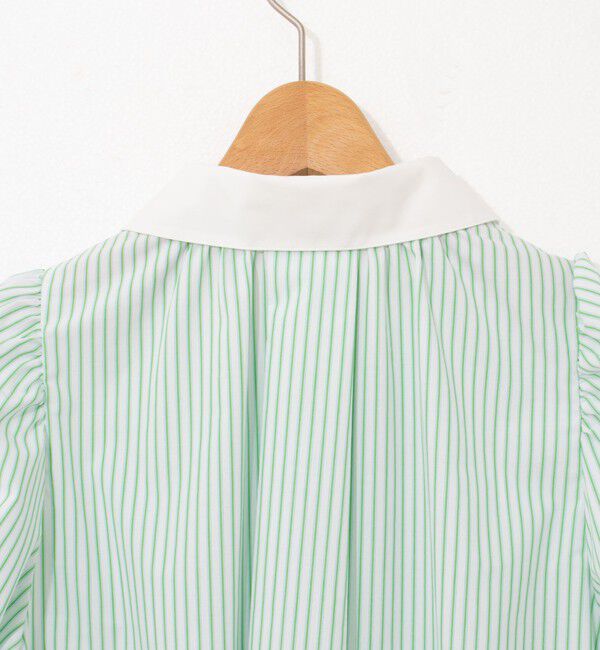 NOLLEY'S「パフスリーブ半袖シャツブラウス」|シャツ・ブラウス|