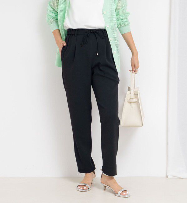 NOLLEY'S「《セットアップ対応》ウォッシャブルツイルイージーテーパードパンツ」|その他|