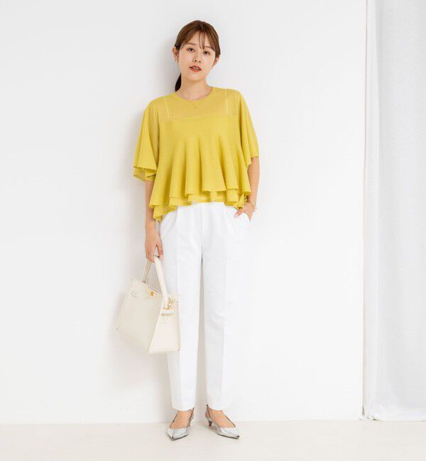 NOLLEY'S sophi「ウォッシャブルドライ2WAYストレッチテーパードパンツ」|その他|