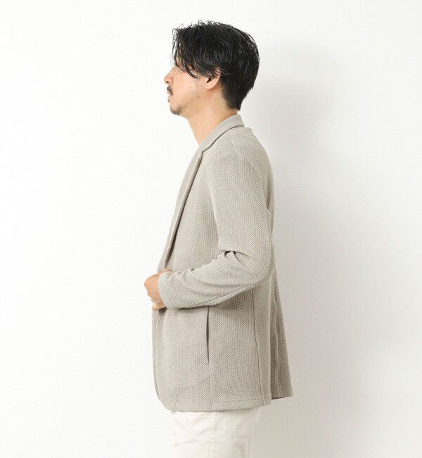 Stutostein「《ビジカジ対応》Relax Jogger Jersey ウォッシャブルテーラーCD」|カーディガン|