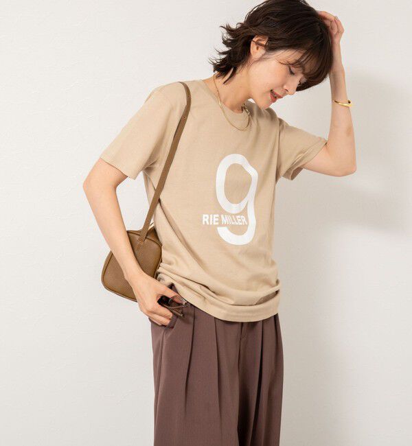 Rie Miller「RM9 プリントTシャツ」|Tシャツ・カットソー|