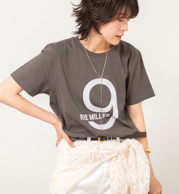 Rie Miller「RM9 プリントTシャツ」|Tシャツ・カットソー|