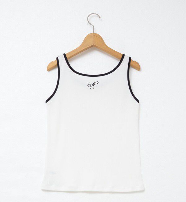 NOLLEY'S「テレコ配色タンクトップ」|タンクトップ|