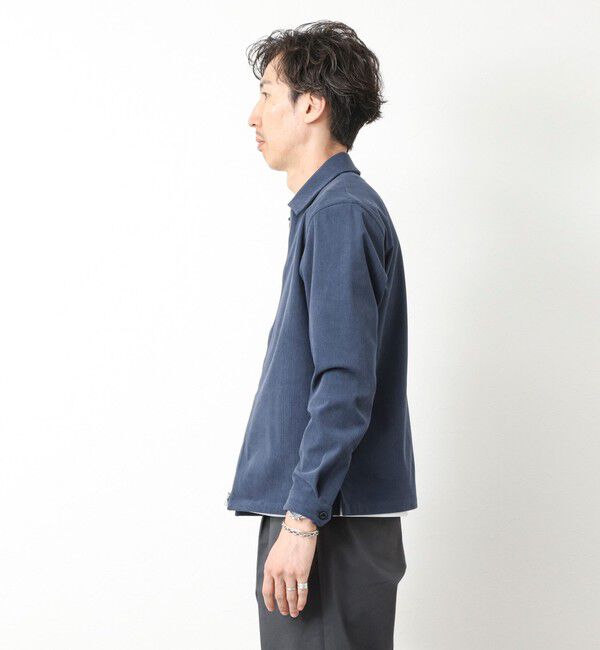 NOLLEY'S goodman「《セットアップ対応》ストレッチコーデュロイ ストレッチ ジップシャツ ブルゾン 25AW」|ブルゾン・スタジャン|