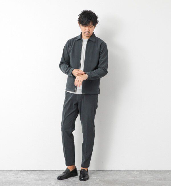 NOLLEY'S goodman「《セットアップ対応》ストレッチコーデュロイ ストレッチ ジップシャツ ブルゾン 25AW」|ブルゾン・スタジャン|