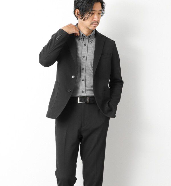 NOLLEY'S goodman「《ビジカジ/セットアップ対応》【尾州】先染めハニカムイージーJK 25AW」|テーラードジャケット|