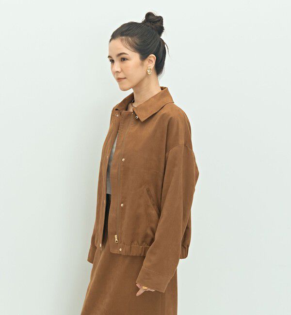 NOLLEY'S sophi「《セットアップ対応》フェイクスエードブルゾン」|ブルゾン・スタジャン|