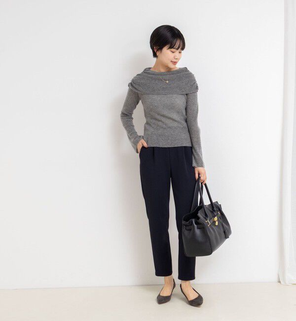 NOLLEY'S sophi「《セットアップ対応》ウォッシャブルカットジョーゼットテーパードパンツ」|その他|