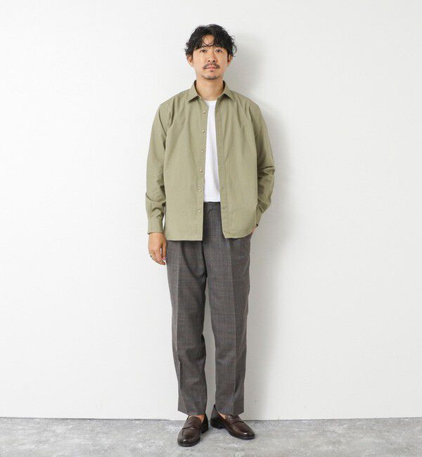 NOLLEY'S goodman「ピーチブロード レギュラーカラーシャツ 25AW」|シャツ・ブラウス|