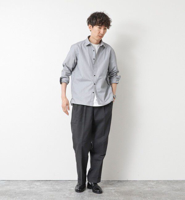 NOLLEY'S goodman「ピーチブロード レギュラーカラーシャツ 25AW」|シャツ・ブラウス|