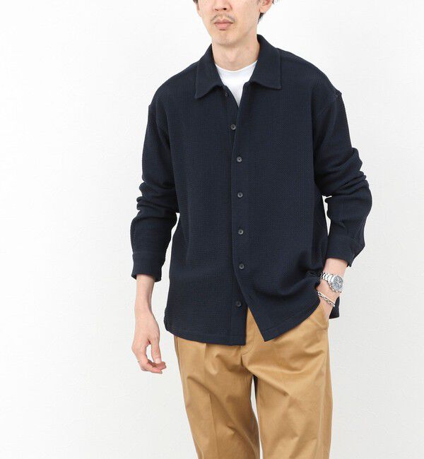 NOLLEY'S goodman「ウォッシャブル ニットシャツ 25AW」|シャツ・ブラウス|