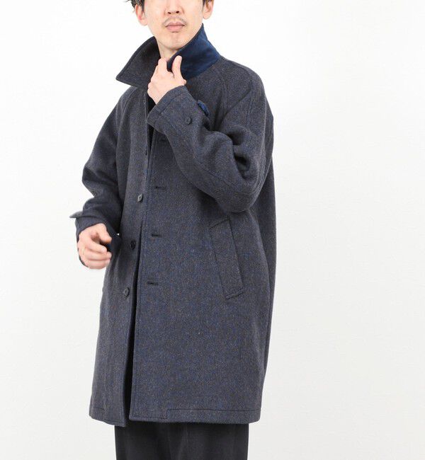 NOLLEY'S goodman「《ビジカジ対応》尾州ビーバーステンカラーコート 25AW」|ステンカラーコート|