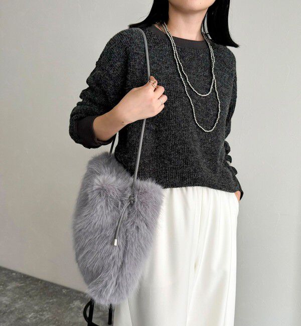 fredy emue「エコファースクエアワンショルバック」|ハンドバッグ|