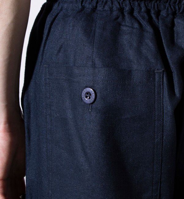 GLOSTER「【GEVACO/ゲバコ】コットンリネン イージーベイカーパンツ (無地/ストライプ)」|チノ|