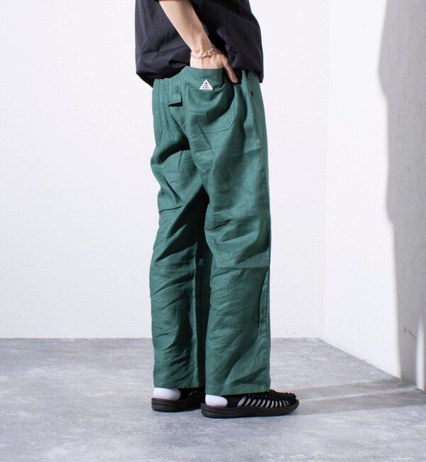 GLOSTER「【GEVACO/ゲバコ】コットンリネン イージーベイカーパンツ (無地/ストライプ)」|チノ|