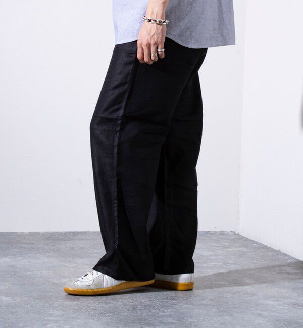 GLOSTER「【GEVACO/ゲバコ】コットンリネン イージーベイカーパンツ (無地/ストライプ)」|チノ|