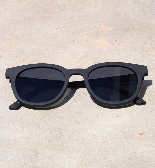 GLOSTER「【GLOSTER/グロスター】マット加工 フラットサングラス カラーレンズ」|サングラス|